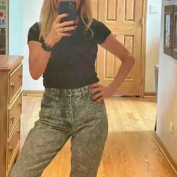 Vintage Guess Jeans By Georges Marciano Stonewashed Denim High Rise Size 27/28. - Picture 2 of 16